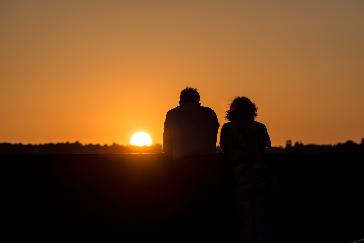 Couple session at sunset